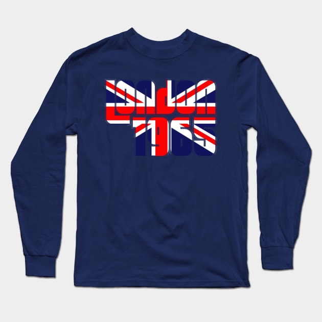 LONDON 1965! Long Sleeve T-Shirt by Contentarama